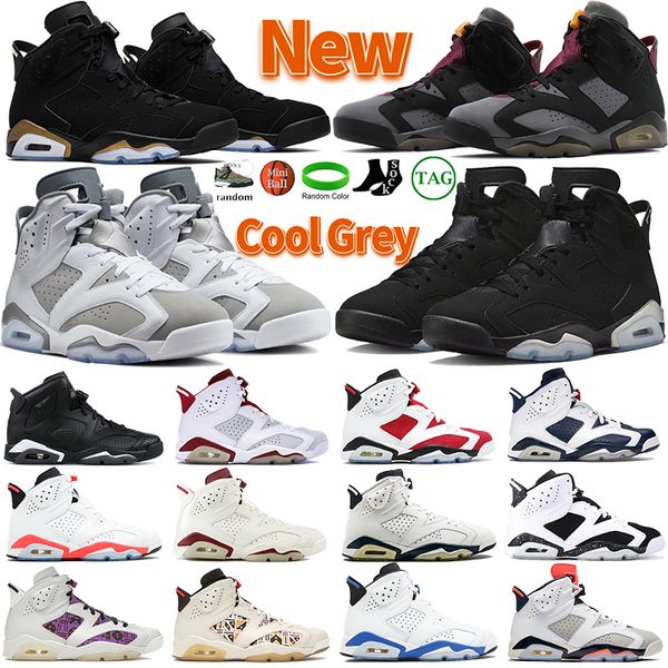 

designer 6s basketball shoes for men women fashion trainers mens sports shoe cool grey chrome red oreo low lunar new year mint foam midnight
