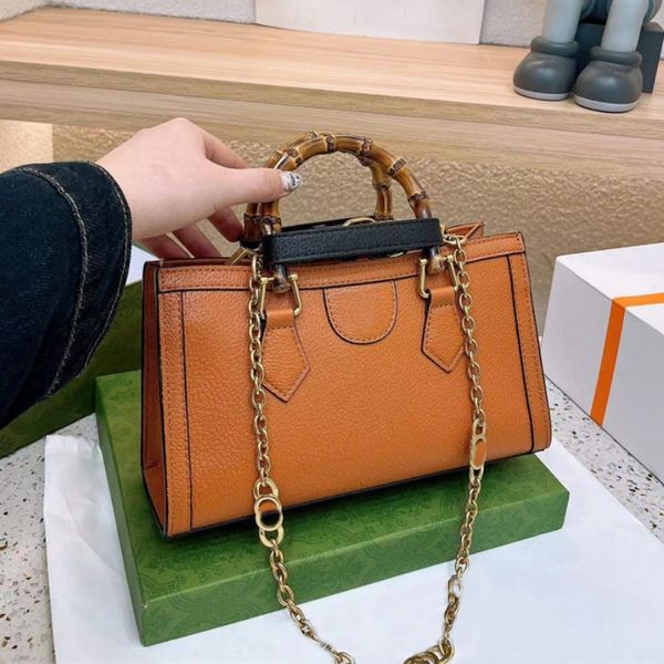 

long bamboo bags crossbody desigber bag handbag luxury bamboos shoulder tote bag small totes letter chain leather 2023