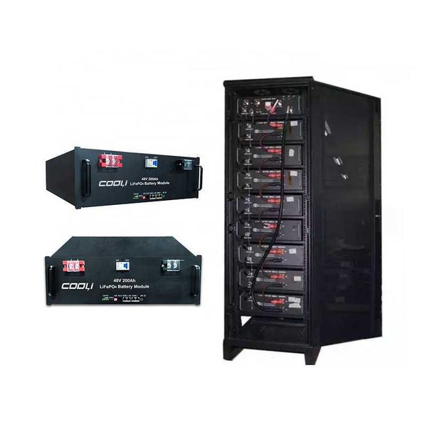 

cooli 48v 200ah 400ah 600ah lifepo4 lithium ion battery 20kw pack for solar system lithium battery