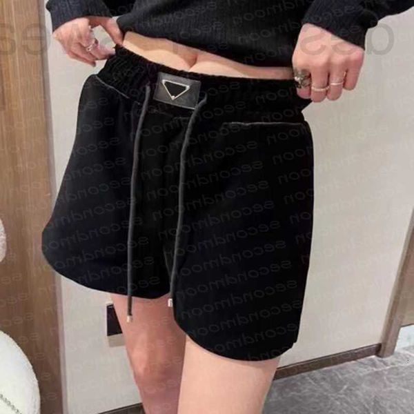 

kim kardashian same paragraph women's pants & capris designer fashion velvet sports women summer yoga shorts elastic waist triangle bad, Black;white