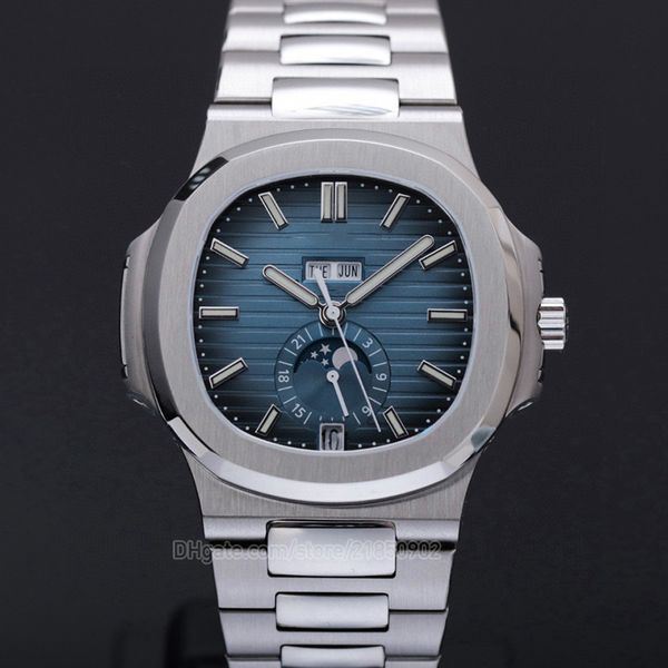 

ppf fashion wristwatch men watch automatic watches planet moon watchs mechanical ceramics full stainless steel gliding clasp swimming wristw, Slivery;brown