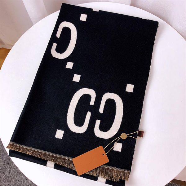 

women designer scarf for man letter g color contrast cashmere luxury men elegant soft wool scarfs shawl neck wrap sapeee2862, Blue;gray