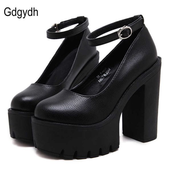 

sandal 2023 new spring autumn casual high heeled shoes ruslana korshunova thick heels platform pumps black white size 42 230302