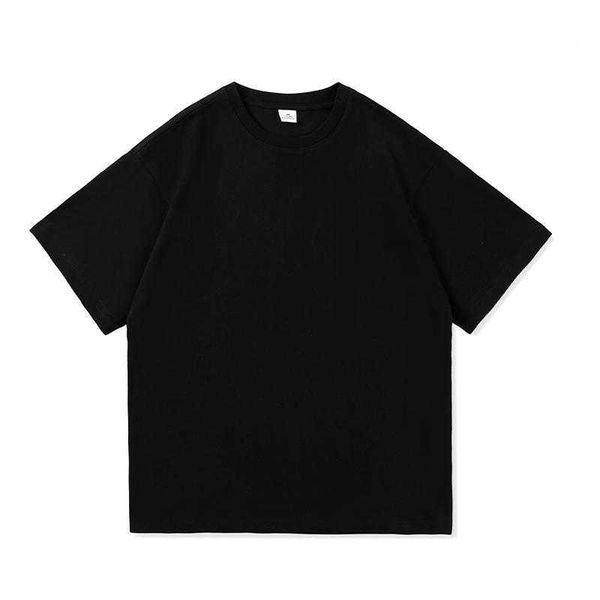 

t men's shirts summer men's shirt casual loose cotton short sleeve t-shirt mens fashion solid harajuku hip hop oversized streetwea, White;black