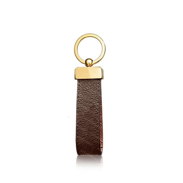 

luxury designerkeychain key chain buckle lovers car keychain handmade leather keychains men women bag pendant accessories 4 color 3188, Silver