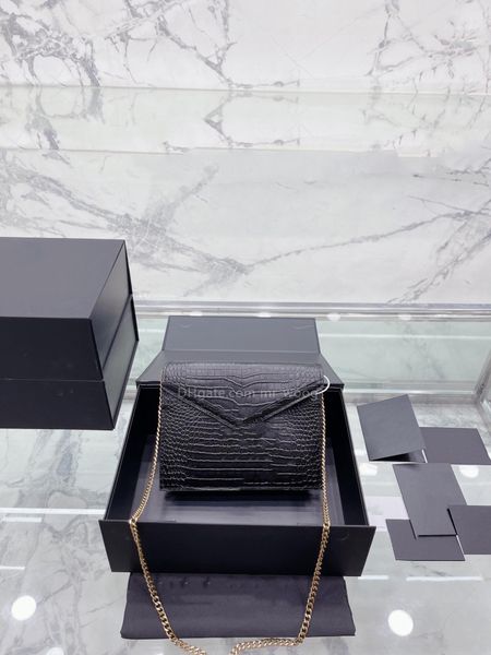 

2023 fashion women bag luxury designer bag one-shoulder portable messenger chain large-capacity envelope bag