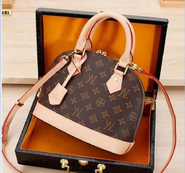

designer bags womens brown grid alma bb shell crossbody shoulder bag handbags clutch crossbody shopping evening tote messenger purse wallets