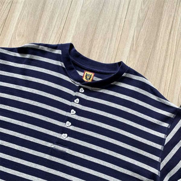 

black stripe human made t-shirt men women long sleeve streetwear 0304, White;black