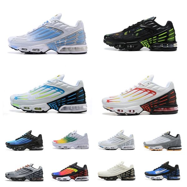 

with box designer air tuned plus running shoes mens max tn navy bone black hyper blue white aquamarine olive orange multi color gradient obs