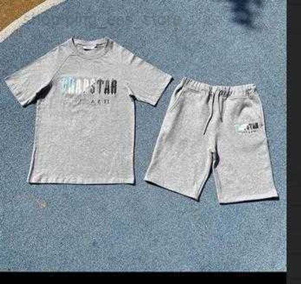 

mens trapstar t shirt short sleeve print outfit chenille tracksuit black cotton london streetwear s-2xl 4 jvk1, Gray