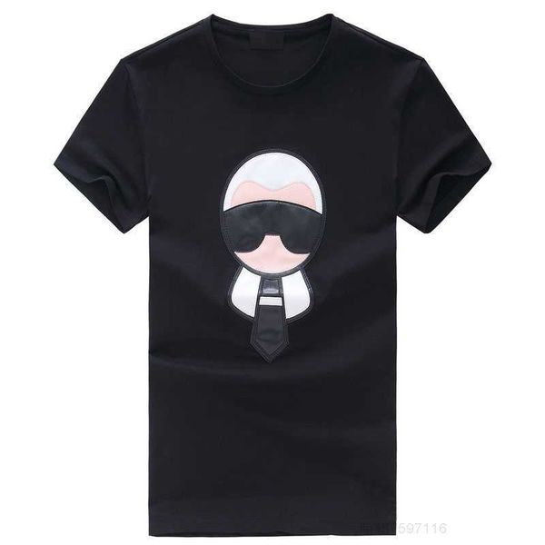 

2023 fashion brand robin cotton mens t-shirt sports skateboard hip-hop t shirt short-sleeved o-neck couple men tee, White;black
