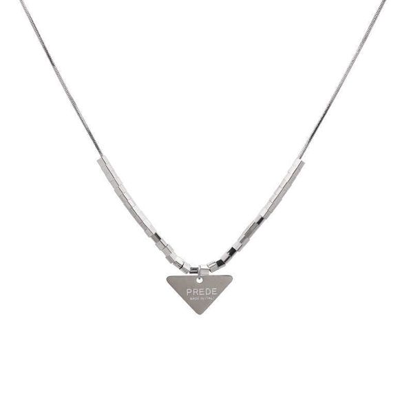 

men's and women's steel cool wind ins hip hop personality jewelry necklaces sweater chains do not fade, Silver