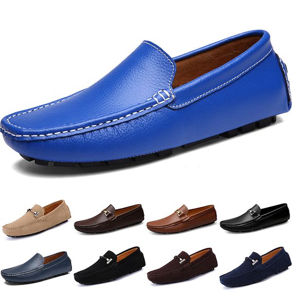 

mens women casual shoes leather soft sole black white red orange blue brown sneaker 016