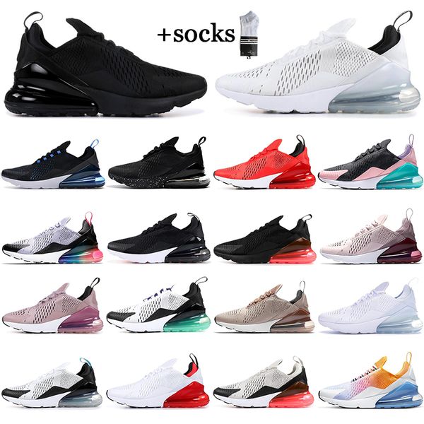 

2023 with socks sneakers shoes mens trainers triple black white barely rose be true tiger brown men women runing shoe 36-45, White;red