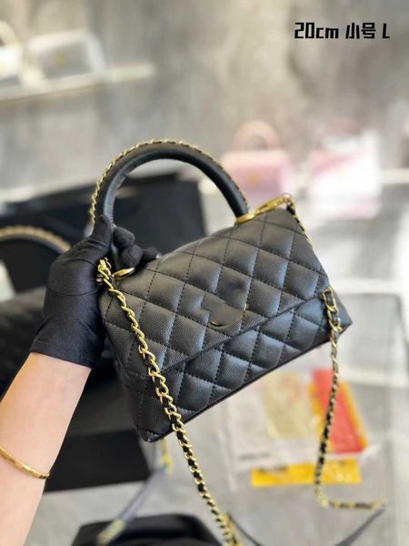 

cc designer luxury channelity bags for women black handbag crossbody leather chain slant shoulder clutc flap totes bag purses solid hasp wai