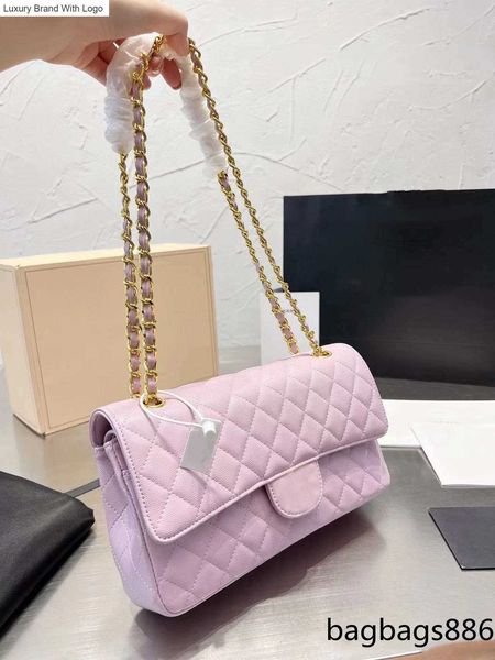 

cc bag evening bags women designers multicolor caviar calfskin leather sewing bag classic double disc small crossbody shoulder bag handbag p