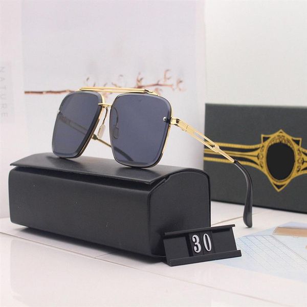 

quality model designer sunglasses mens womens metal vintage fashion style designer black sunglass menall-match uv 400 lens com321j, White;black