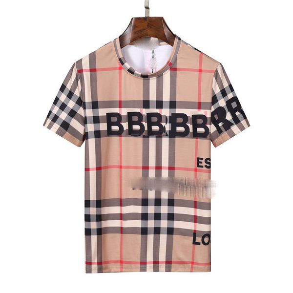 

men's t shirts designer men women shirts fashion t shirt plaid stripe letters casual summer short sleeve man tee woman clothing, White;black