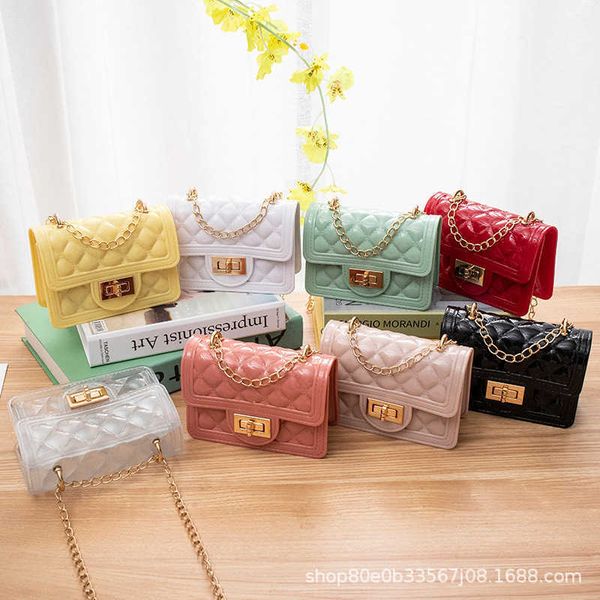 

clutch bag lingge jelly bag new handbags women's bag pearl portable jelly bag