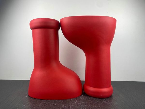 

the red boot 2023 new baby and boy and girls and kids and youth gs boots rubber round-headed waterproof heightening shoes