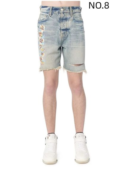 

jeans men's skinny distressed fashion ripped mens motorcycle moto long off cotton slim feet high street denim light blue paste cloth ho, Black