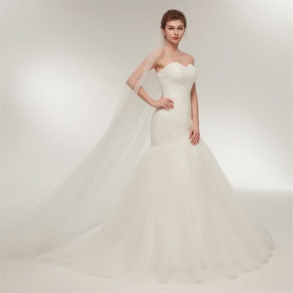 

women's mermaid wedding dress bra retro pleated dress ens635, White