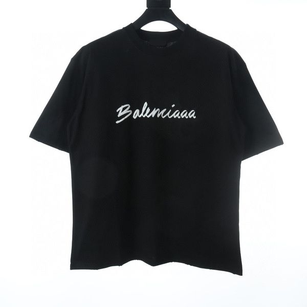 

men's plus tees & polos round neck embroidered and printed polar style summer wear with street pure cotton 2wr2, Black;brown