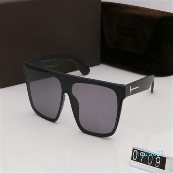 

new leisure personality sunglasses for man woman eyewear designer sunglasses uv400 fashion outdoor sunglasses 0709 with box295j, White;black