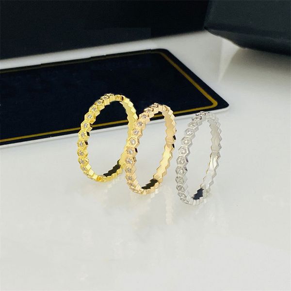

love ring mens rings classic luxury designer ring with diamond women titanium steel 18k gold plated jewelry silver rose