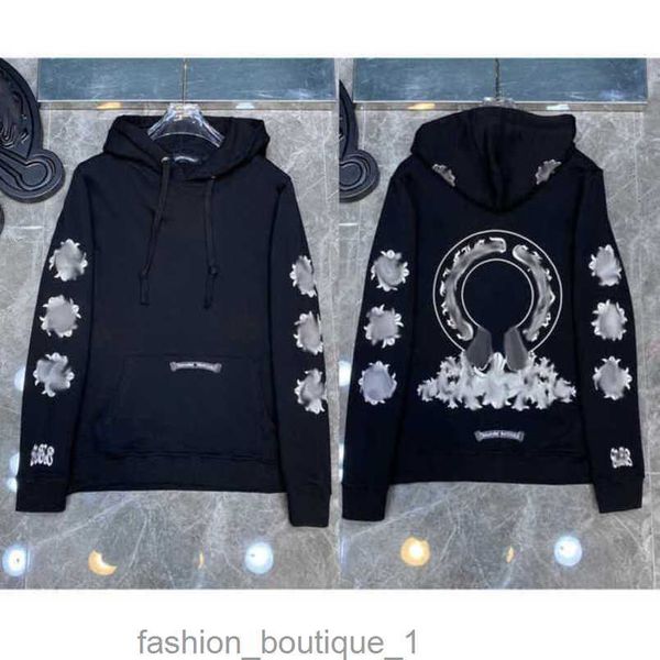 

luxury men's fashion jackets sweatshirts designer classic hoodies ch zipper hooded sweater casual men women cross pullover sanskrit hoo, Black