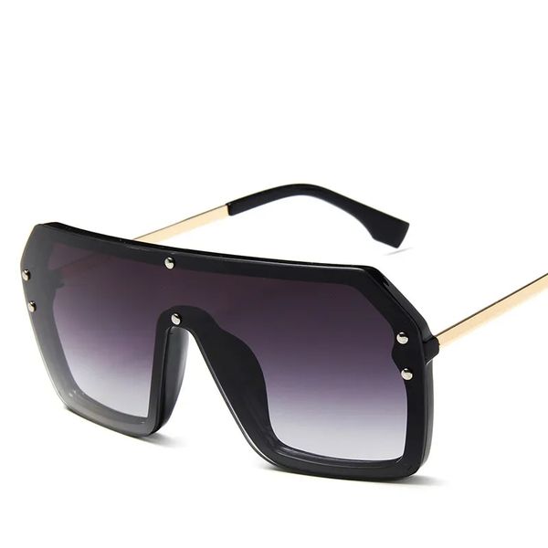 

2023minimalism style black sunglasses design classic sports casual square frame easy to wear popular simple red line arm uv400 protection dr, White;black