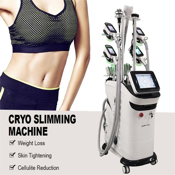 

new arrivals cryo 360 cryolipolysis fat e slimming cryotherapy machine body contouring multifuctional 5 cool sculpt handles weight loss