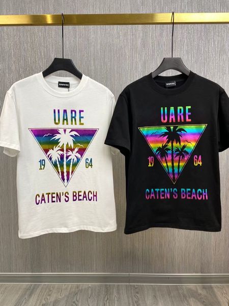 

dsq phantom turtle men's t-shirts mens designer t shirts black white caten's beach slouch t-shirt men summer fashion casual street, White;black