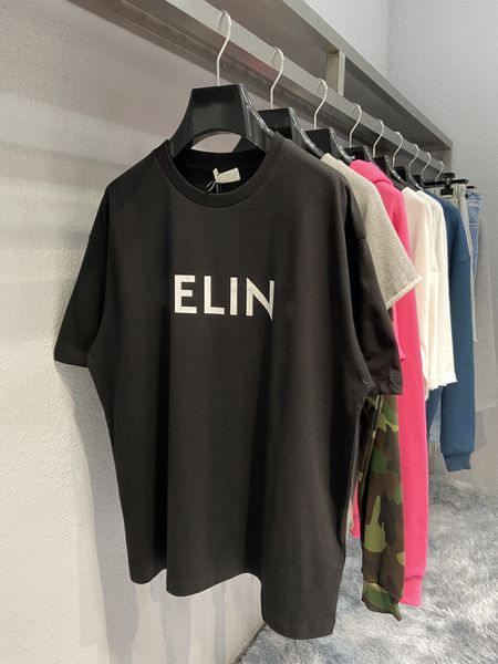 

summer new official printing english letters logo printing ins lovers casual t-shirt short sleeve tee, White;black