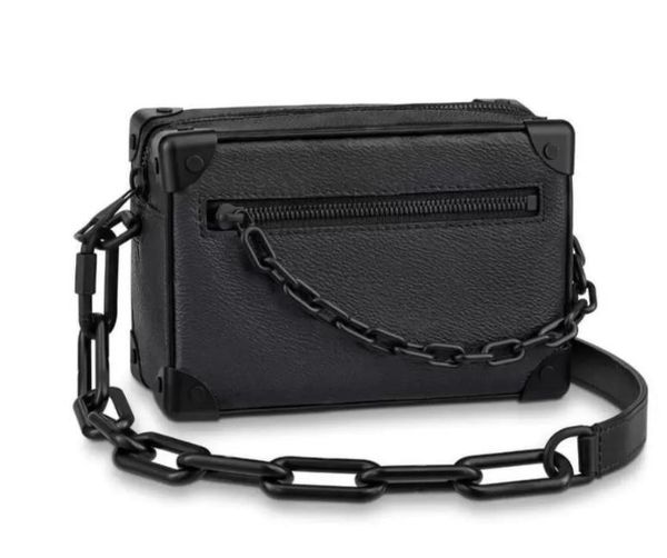 

luxury man shoulder bags messenger packet soft trunk designer chain smooth leather small square bag fashion woman shopping package handbag l