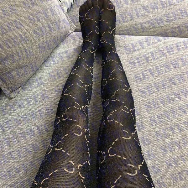 

full letter print stockings tights for women hosiery fashion ladies long socks underwear womens party night club stocking black2310, Black;white