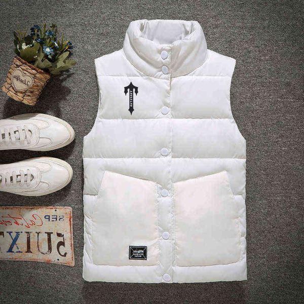 

Down Jackets Men's Jackets London trapstar jacket Men's Vests freestyle real feather down Winter Fashion vest bodywarmer Adva Kjcj, White