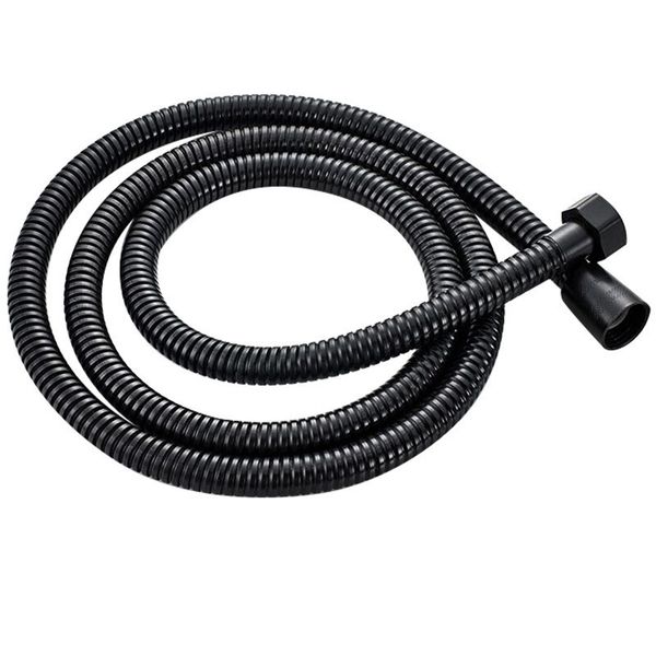

black shower hose stainless steel 304 encrypted showerhead water hose rain hose explosion-proof tube shower wholesale ng