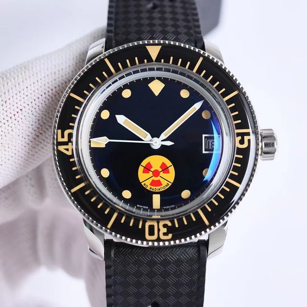 

radiation-luminous men's mechanical omnipotence watch beautiful low-key high-end sapphire, Slivery;brown