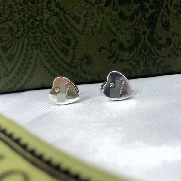 

factory wholesale 2023 new luxury fashion jewelry for sterling silver love are not allergic to trend simple ins style temperament earrings, Golden
