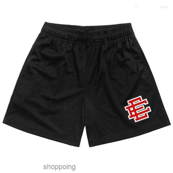 

men's shorts fashion eric emanuel ee basic women's summer casual fitness sweatpants gym workout mesh sports, White;black