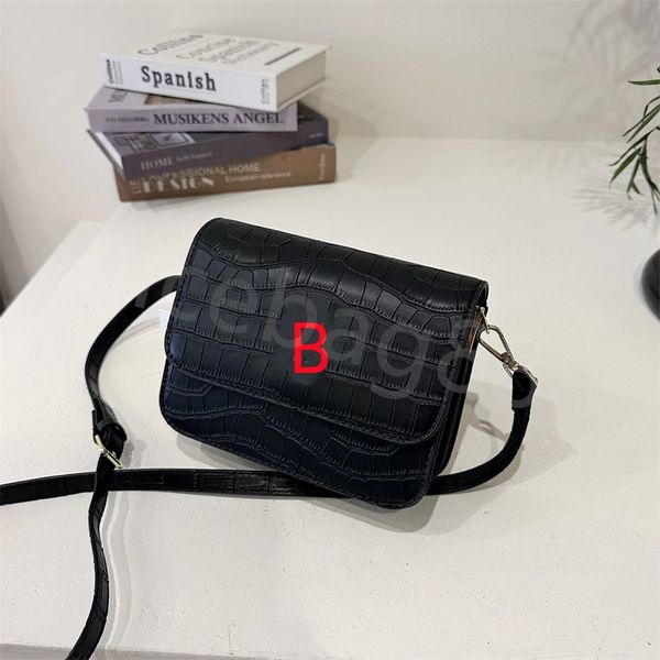 

wholesale new cross bags for women leather letter lucky mini bb bags fashion purse handbags with 2 color plain portable shoulder bag