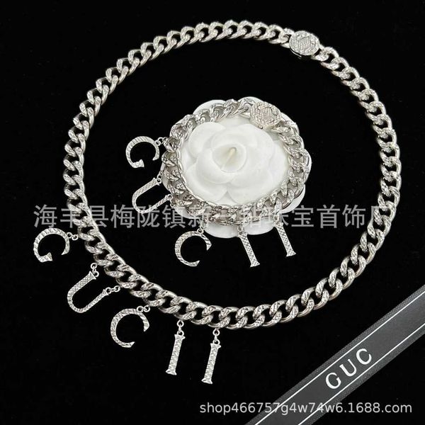 

silver chain tassel necklace bracelet women light cool style couples luxury ornament