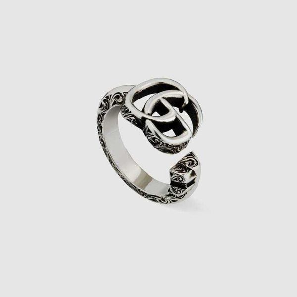 

20% off all items 2023 new luxury fashion jewelry for same antique double key ring straight jewelry, Silver