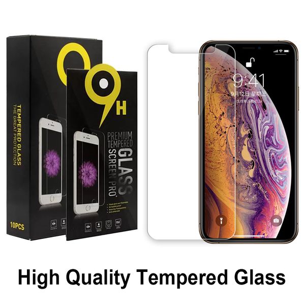 

premium aaa tempered glass screen protector for iphone 15 14 13 12 mini 11 pro max xr xs x 6 7 8 plus samsung s21fe s20fe a52 a51 a20 a30 a5