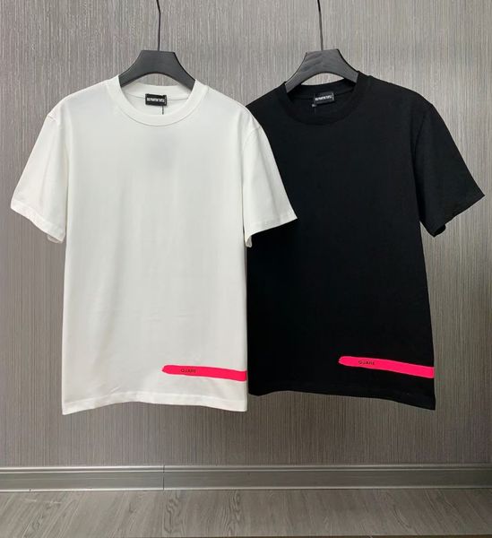 

dsq phantom turtle men's t-shirts mens designer t shirts black white back logo skater t-shirt men summer fashion casual street t-shirt, White;black