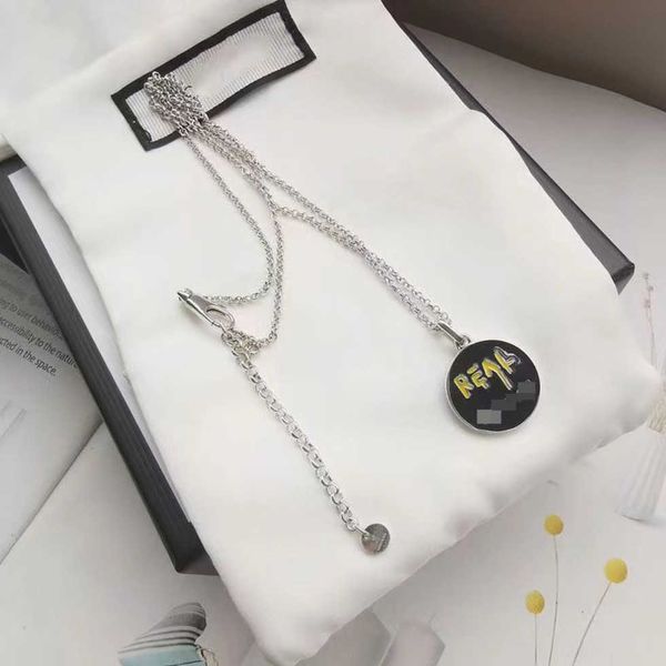 

80% off 2023 new luxury fashion jewelry for sterling silver real series round necklace for men and women sweater chain personality creative