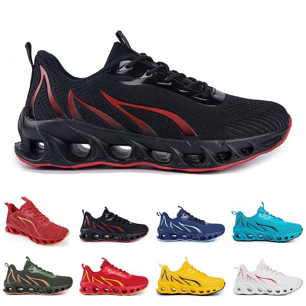 

men women running shoes summer ventilation white black blue red sports sneaker 031