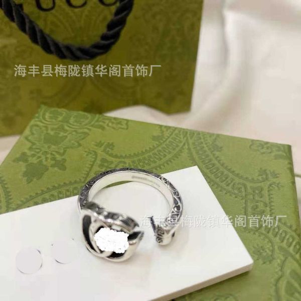 

fashion collection 2023 new luxury fashion jewelry for key opening men's and women's full body sterling silver thai silver ring li
