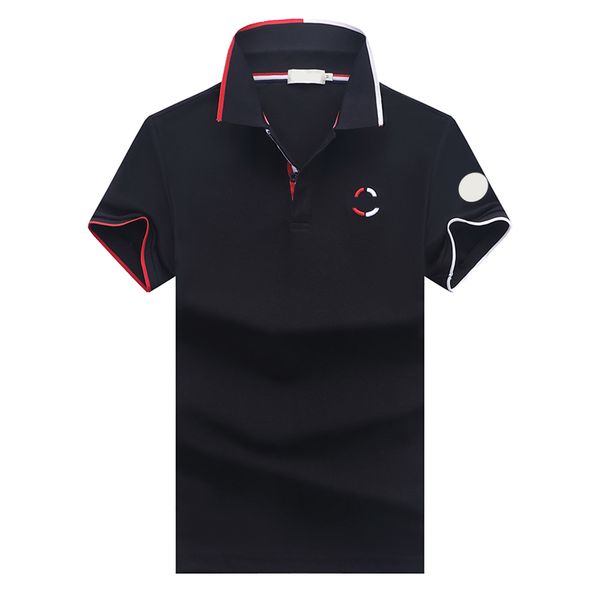 

men polo shirt luxury designer mens s polos t shirt fashion boutique solid color short tees size m//xl/xxl/xxxl 3apq, White;black